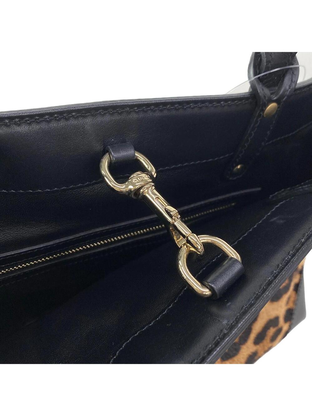 Gucci Craft Brown Black Unborn Calf #285692G12B - Picture 12 of 15